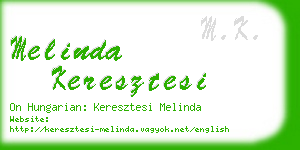 melinda keresztesi business card